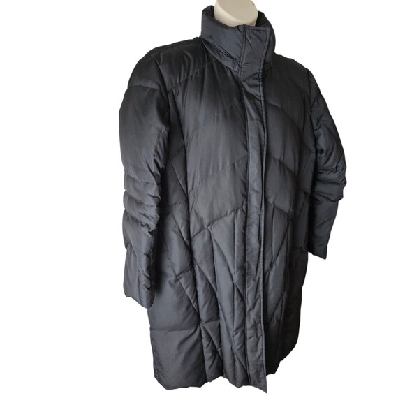 Calvin Klein Full Length Down Puffer Coat Women's size XL Parka Winter NO HOOD - Picture 3 of 16